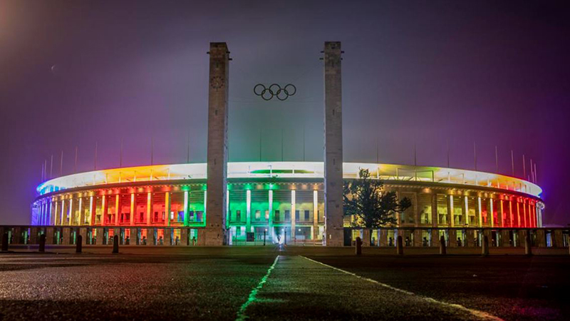 Qualifikation im Olympiastadion in Berlin