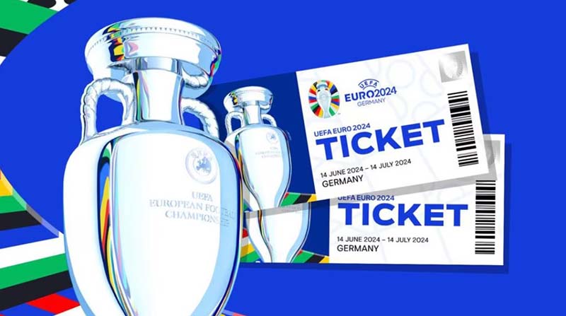 Bild von zwei Tickets für die Europameisterschaft 2024